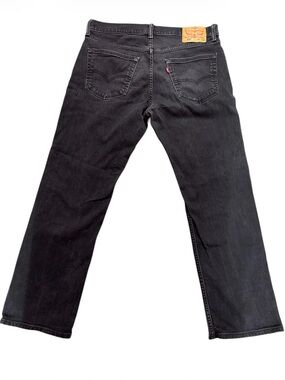 Levi's Men's 559 Relaxed Straight Leg Jeans Black Wash Sz 34x30